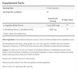 Arginin / Ornithin 500/250 mg - 250 Kapselen