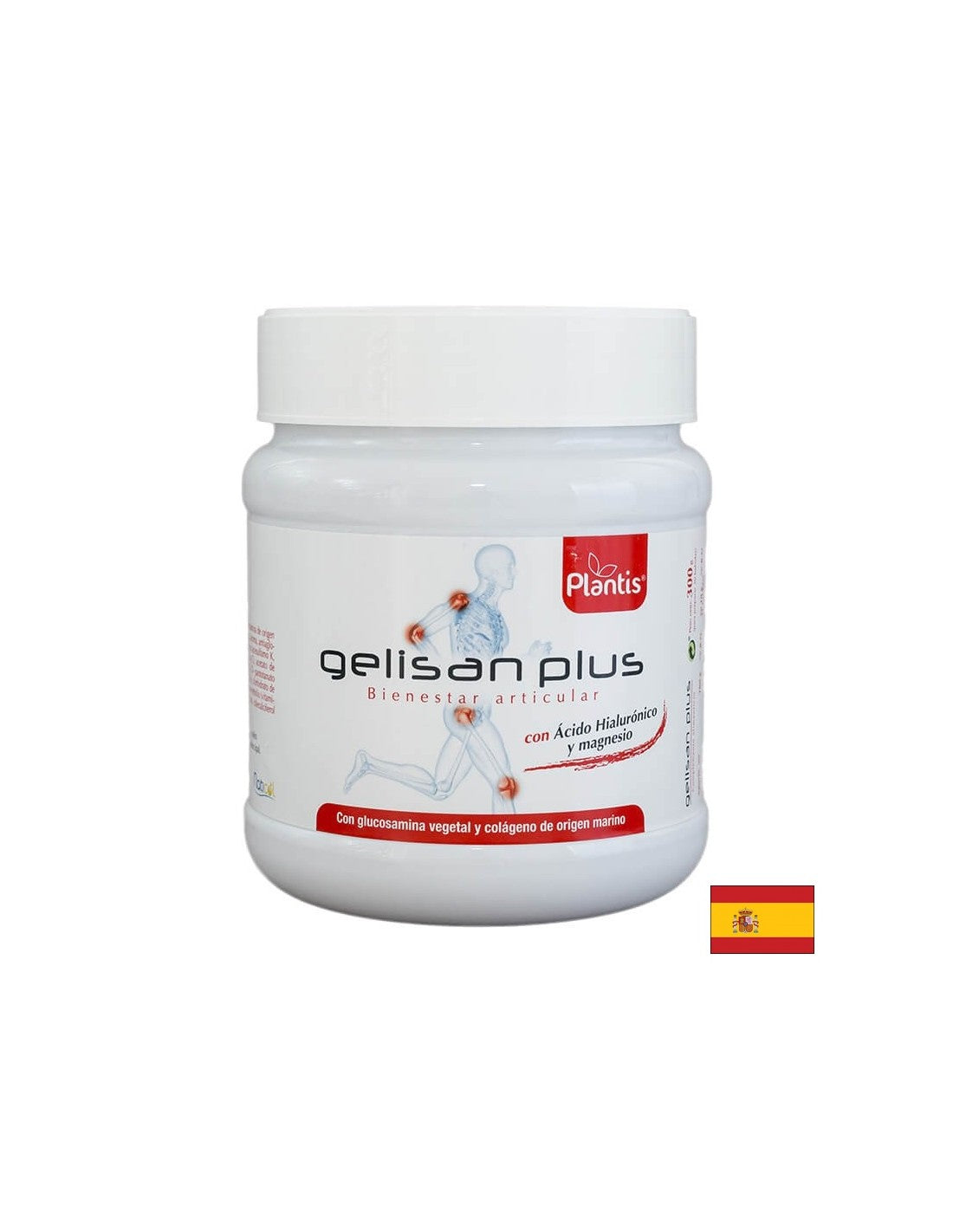 Healthy joints and beautiful skin - Gelisan Plus Plantis® - Marine collagen, plant glucosamine, hyaluronic acid, 300 g, powder