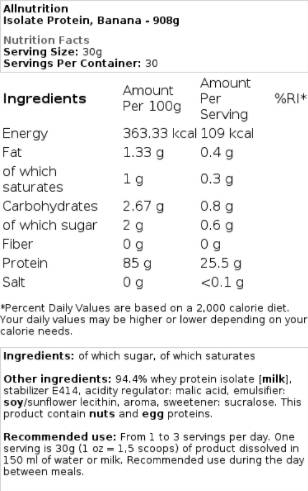 Isolar proteína - 908 gramas