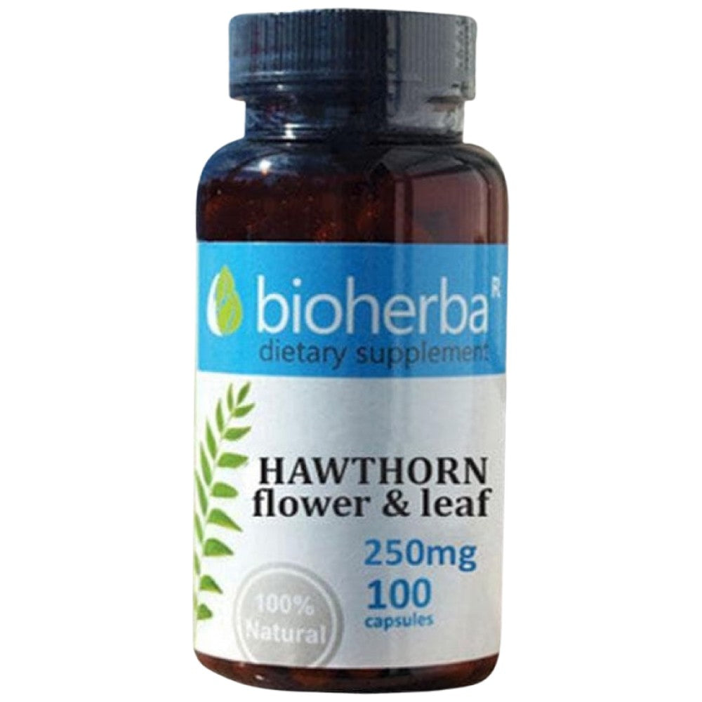 Hawthorn Blummen & Blat 250 mg - 100 Kapselen