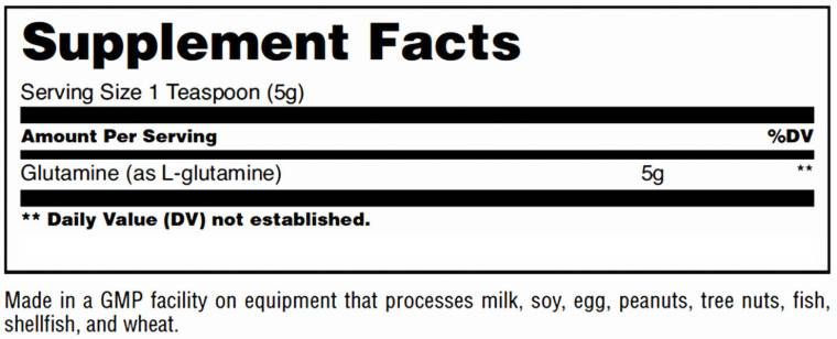 Glutamine Powder - 600 grams