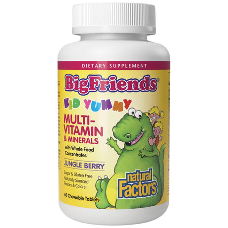 Big Friends Children's Chewable Multivitamin 60 Дъвчащи таблетки - Feel You