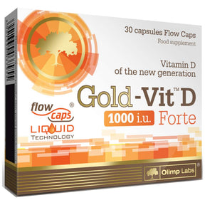 GOLD-Vit D Forte 1000 IU 30 capsules - Nutra Best Europe