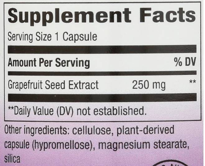 Grapefruit Seed 250 mg - 60 капсули