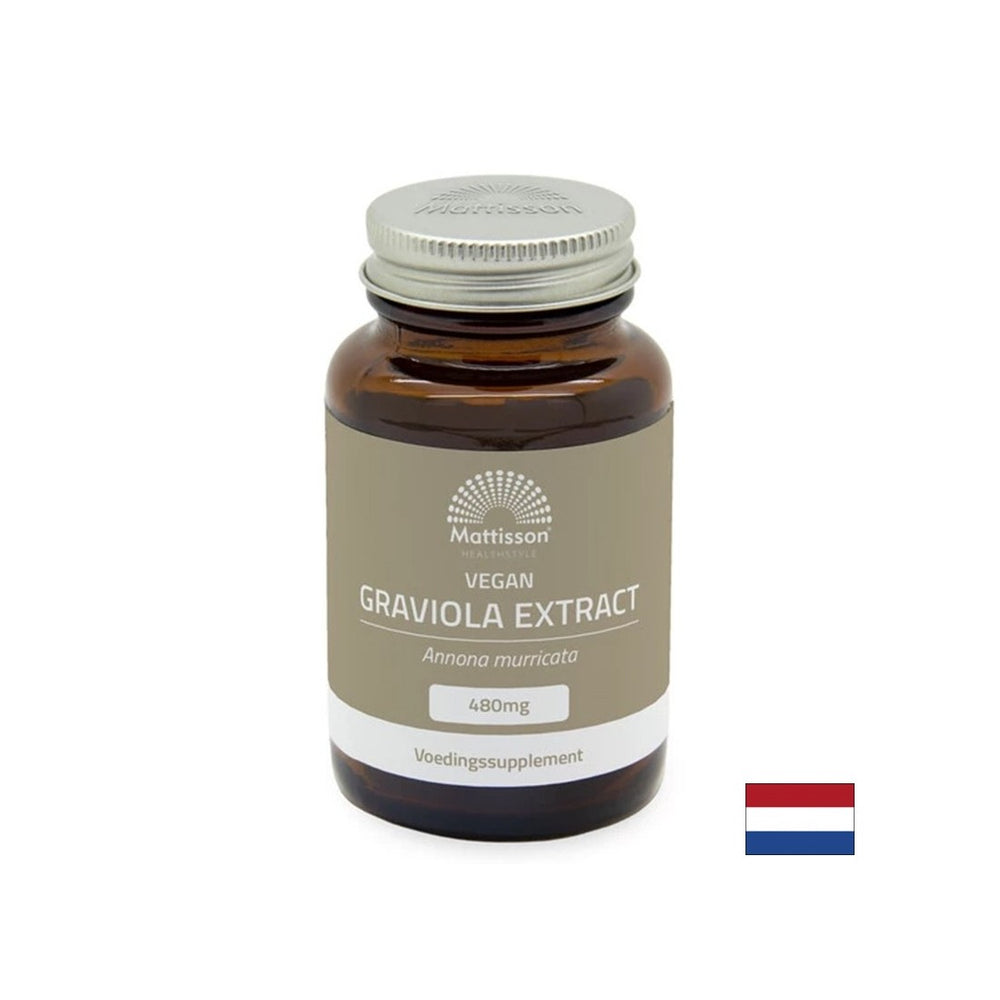 Graviola (ekstrakt voća) - Zaštita antioksidansa i stanična ravnoteža, 480 mg x 60 kapsula