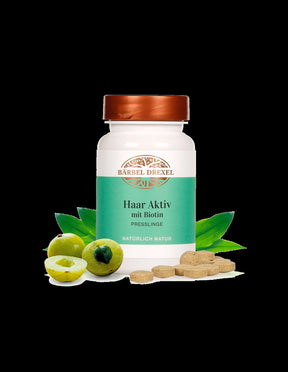Haar Aktiv mit Biotin / Formula for healthy hair with biotin from quinoa, 125 tablets Bärbel Drexel - Nutra Best Europe