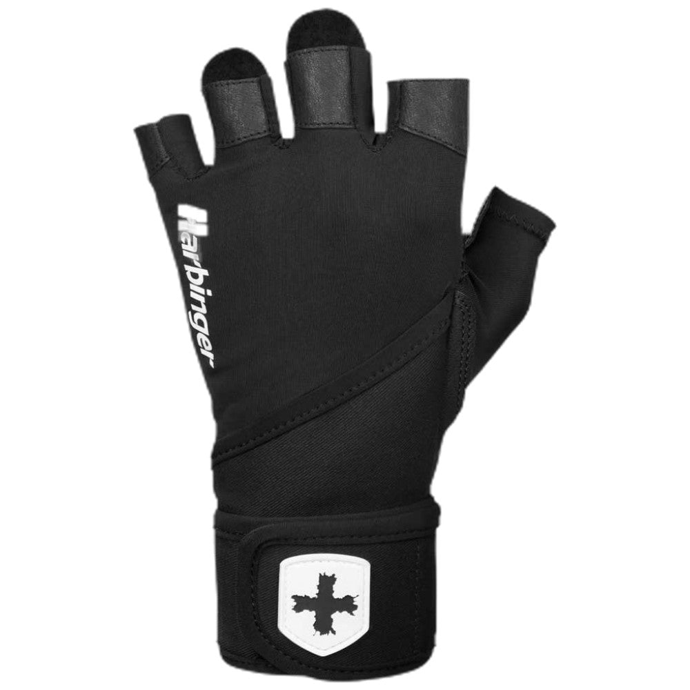 Men's Gloves Pro WRIST WRAPS 2.0 / with jewelry - Black