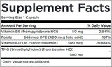 Homocisteino formulė - 120 kapsulės