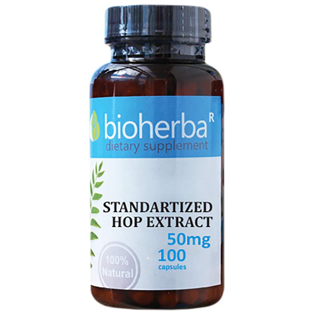 Standardized Hop Extract 50 mg - 60 capsules