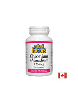 Chromium an Vanadium 125 MCG - 90 Kapselen