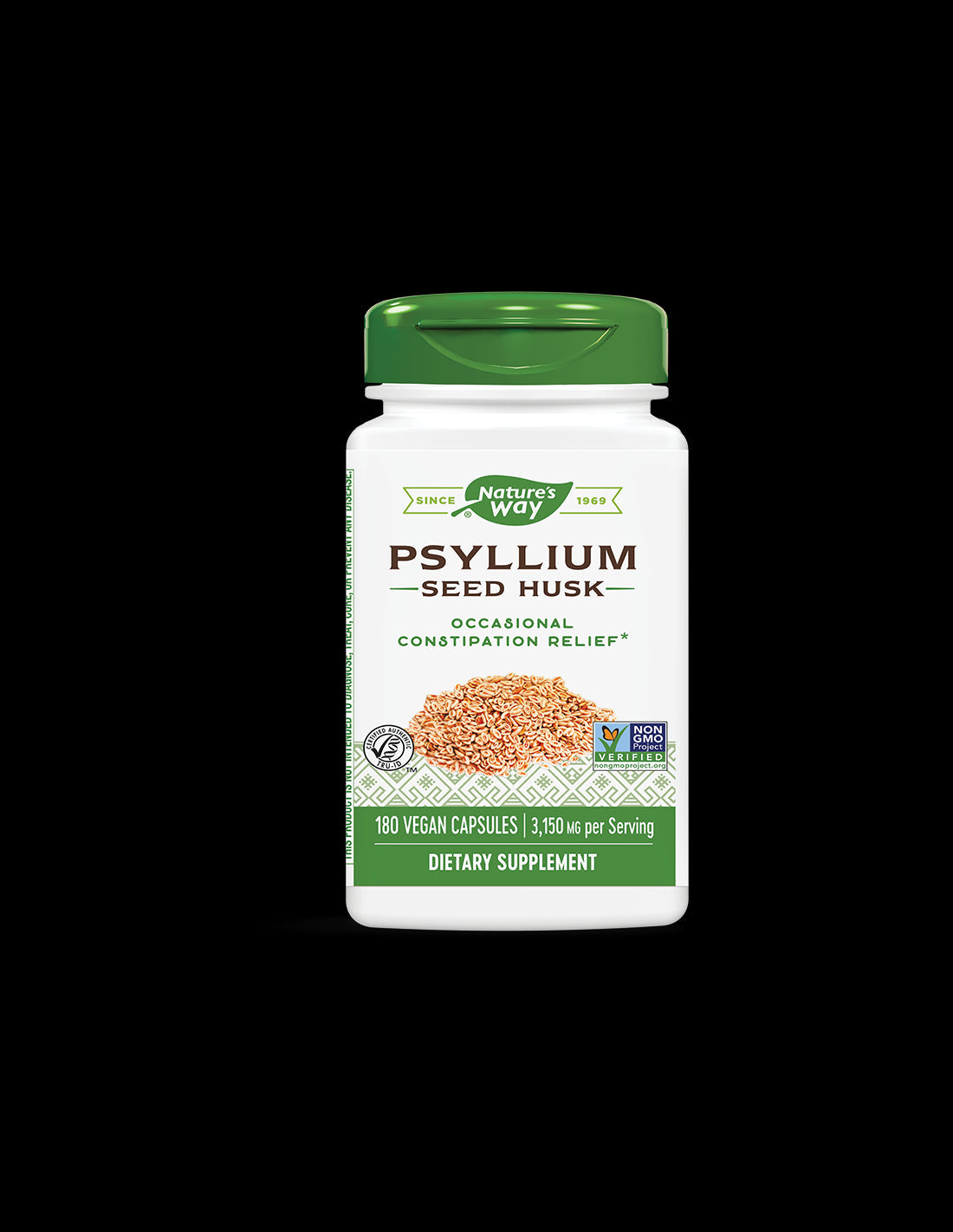 Psyllium Husks 525 mg - 180 капсули - Feel You