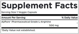 Ajipure l-aarginine 500 mg 60 Kapselen