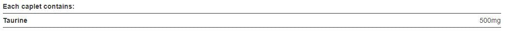 Taurine 500 mg - 50 dangtelių