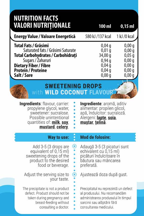 iDrops / Zero Calorie Sweetener - 30 ml