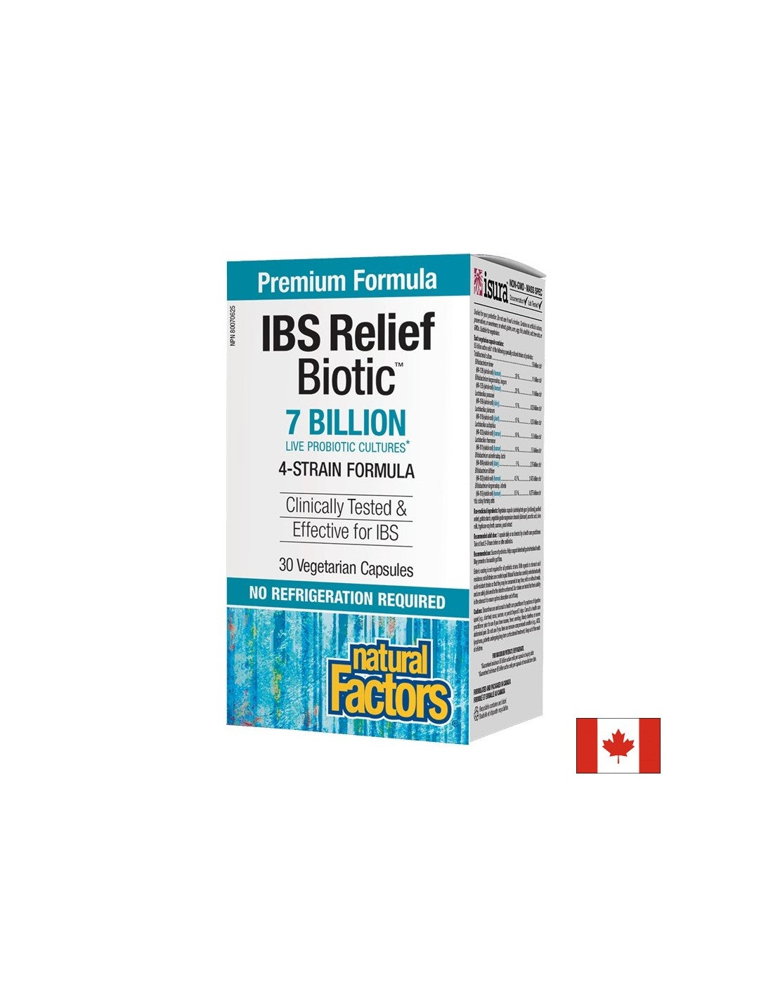 IBS Relief Biotic ™ | 7 miljard live culturen, 4 stammen - 30 capsules