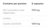 Caprylic Acid 1200 mg - 120 Gel capsules