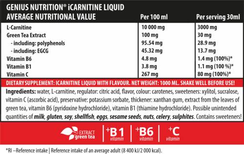 iCarnitine Liquid - 1000 мл - Feel You