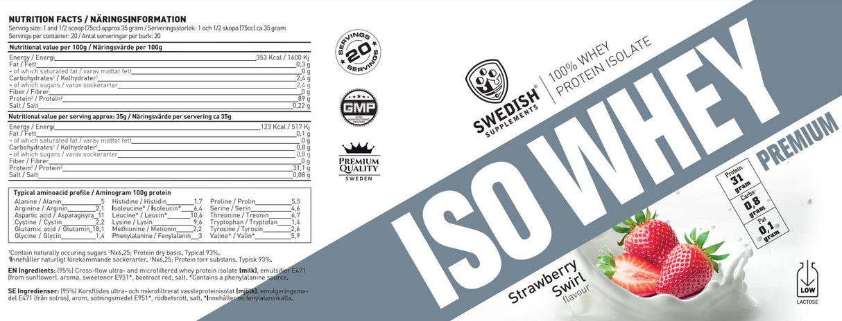 Proteína isolada / isolada premium iso - 700 gramas