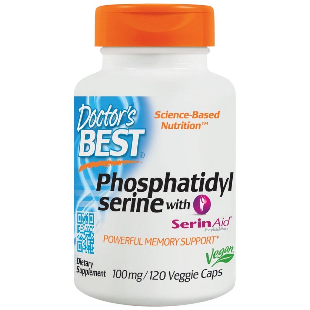 Phosphatidylsérine 100 mg | Avec serinaid - 120 capsules