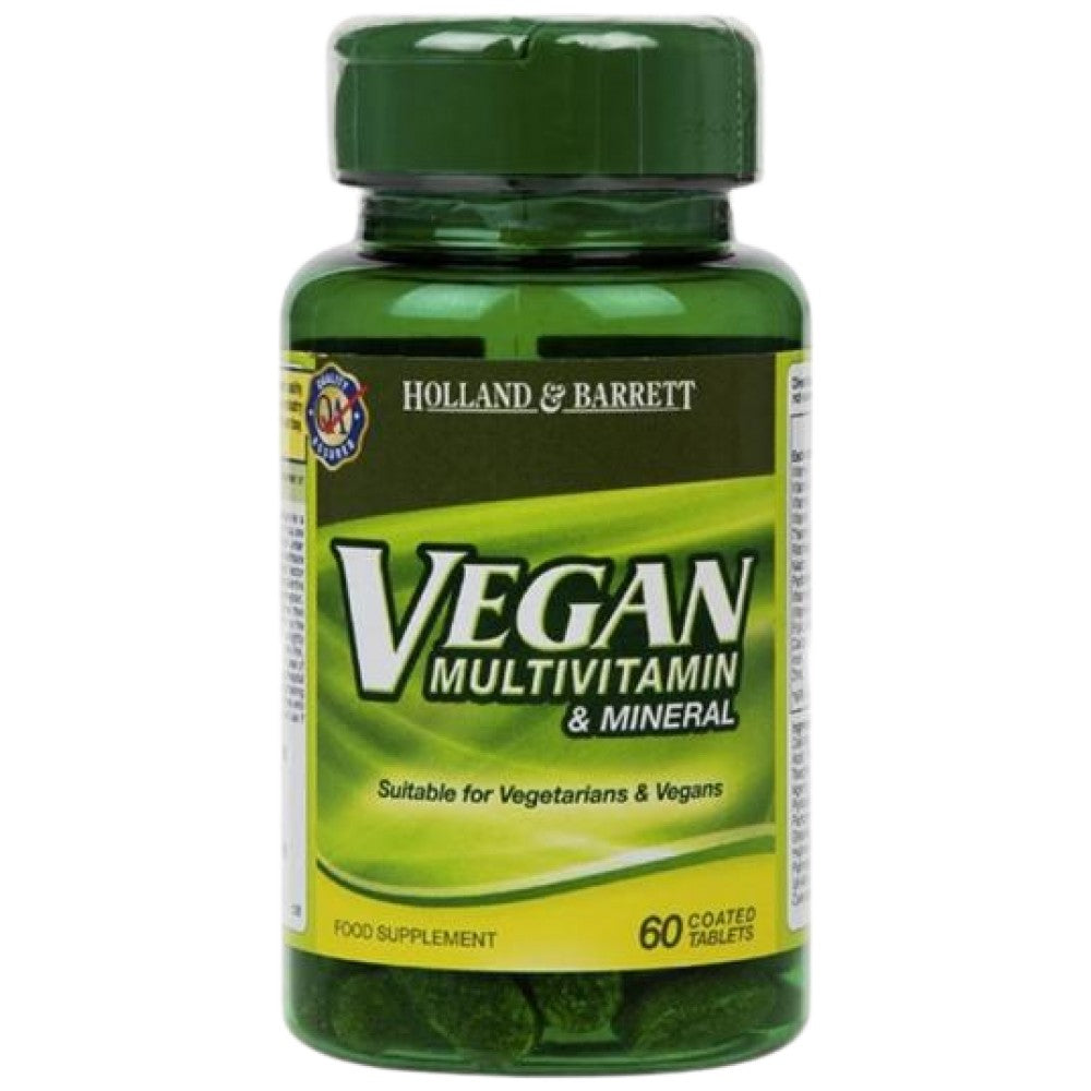 Veganai multivitaminas ir mineralas - 60 tablečių