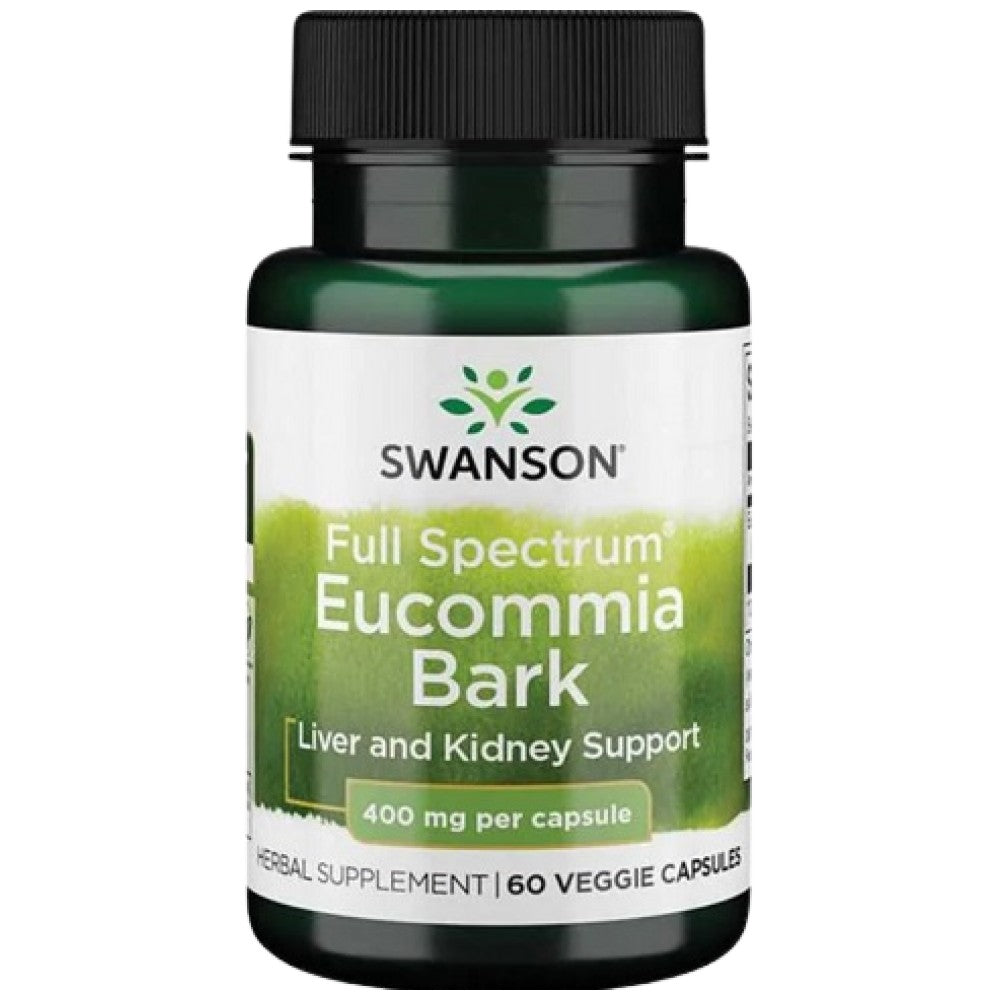 Full Spectrum Eucommia Bark 400 mg 60 capsules