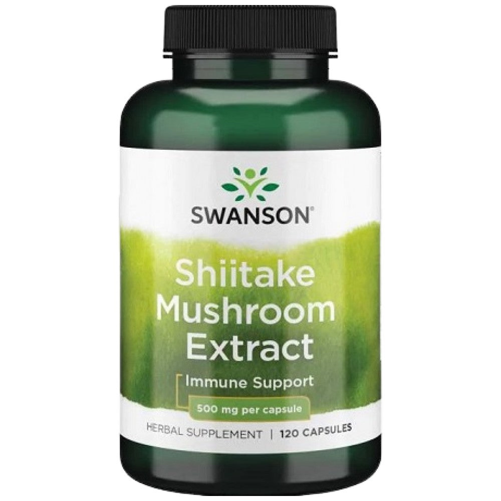 Shiitake Mushroom Extract 500 mg 120 капсули