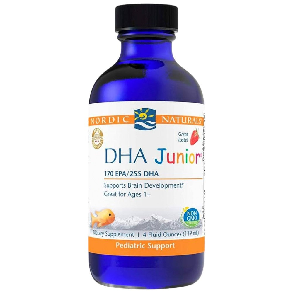 DHA Junior lichid | 170 mg EPA și 255 mg DHA - 119 ml