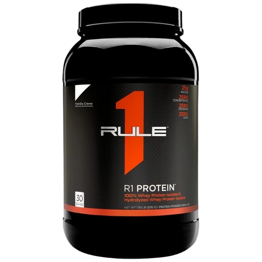 Proteina R1 | 100% zer izolat și zer hidrolizat - 855-930 grame