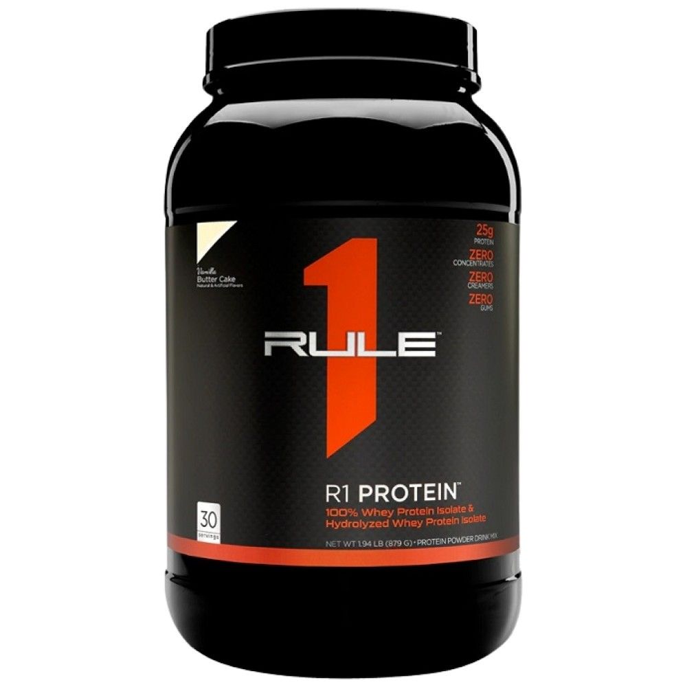 R1 Protein | 100% Whey Isolate & Whey Hydrolysate - 855-930 grams