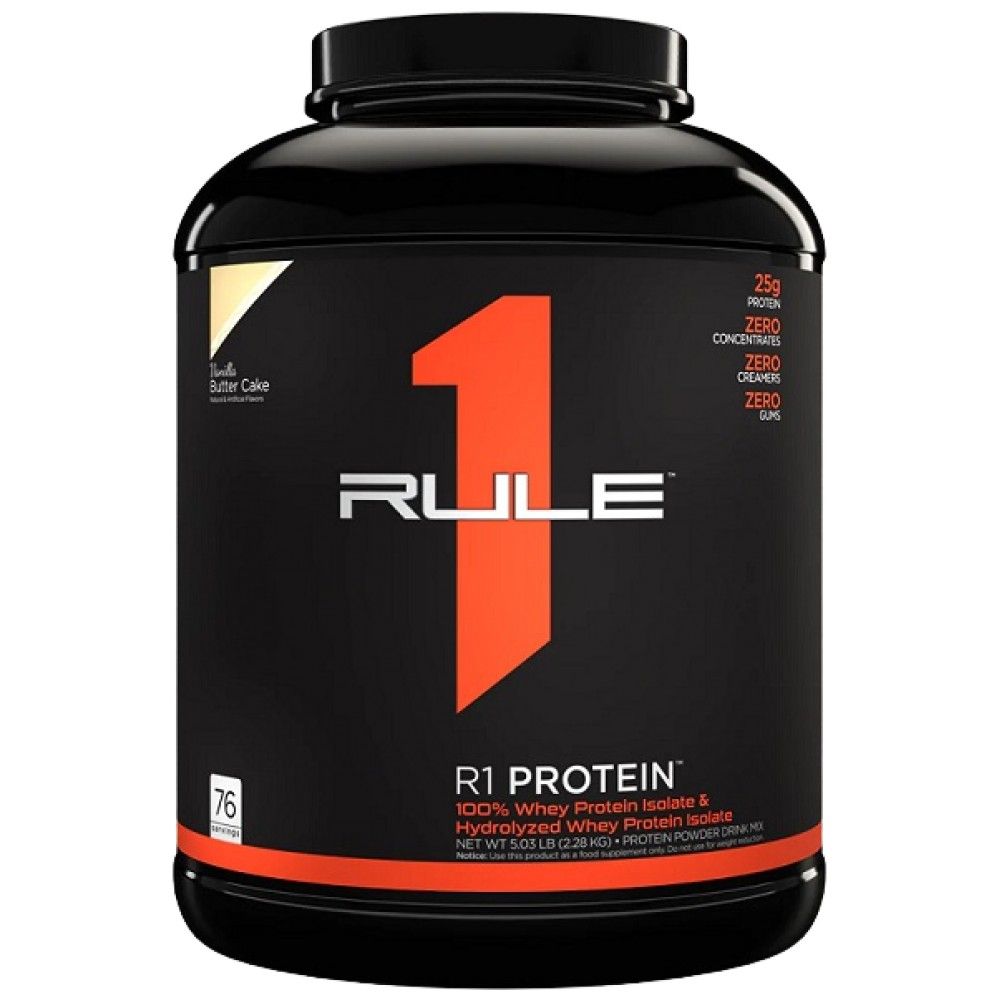 R1 Protein | 100% Whey Isolate & Whey Hydrolyzate - 2196-2280 Gramm