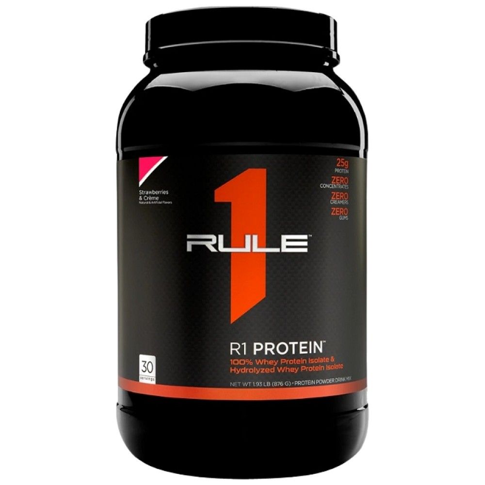 R1 Protein | 100% Whey Isolate & Whey Hydrolysate - 855-930 grams