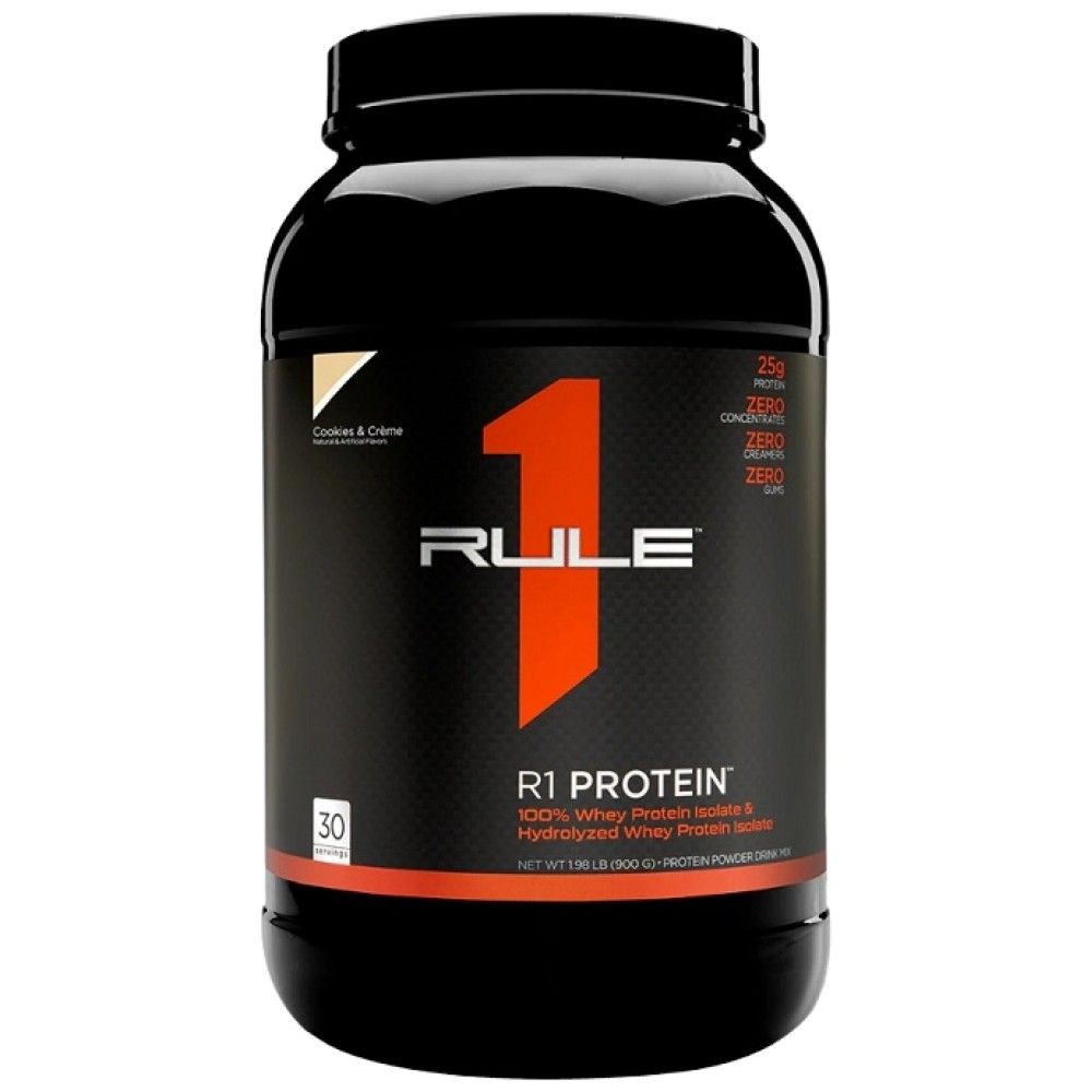 Proteina R1 | 100% zer izolat și zer hidrolizat - 855-930 grame