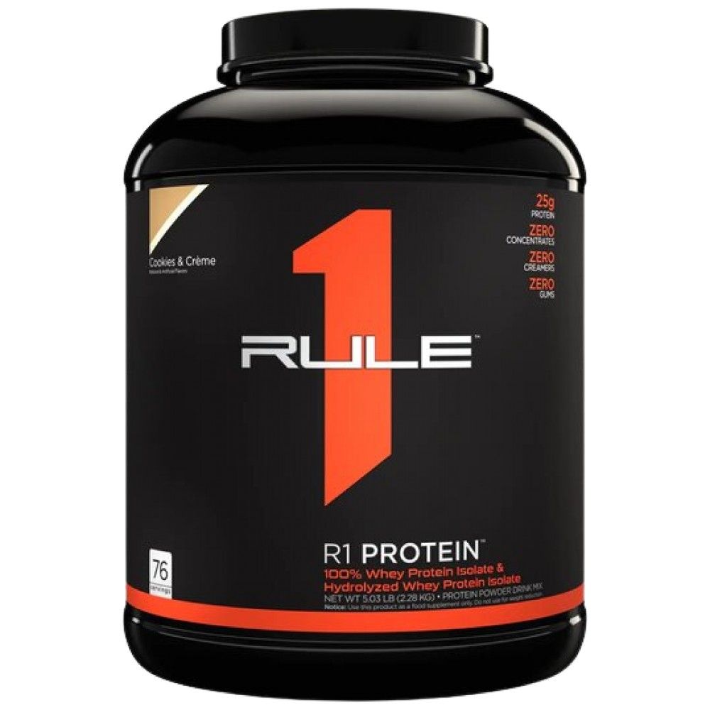 R1 Protein | 100% Whey Isolate & Whey Hydrolysate - 2196-2280 grams