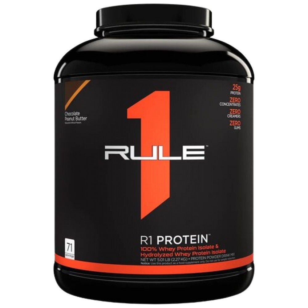 R1 Protein | 100% Whey Isolate & Whey Hydrolysate - 2196-2280 grams