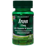 Iron 15 mg | With Vitamins and Minerals 100 капсули