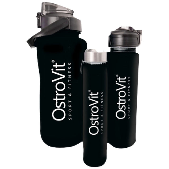 OstroVit Water Bottles | 3 in 1 - Black 2000 + 900 + 500 мл - Feel You