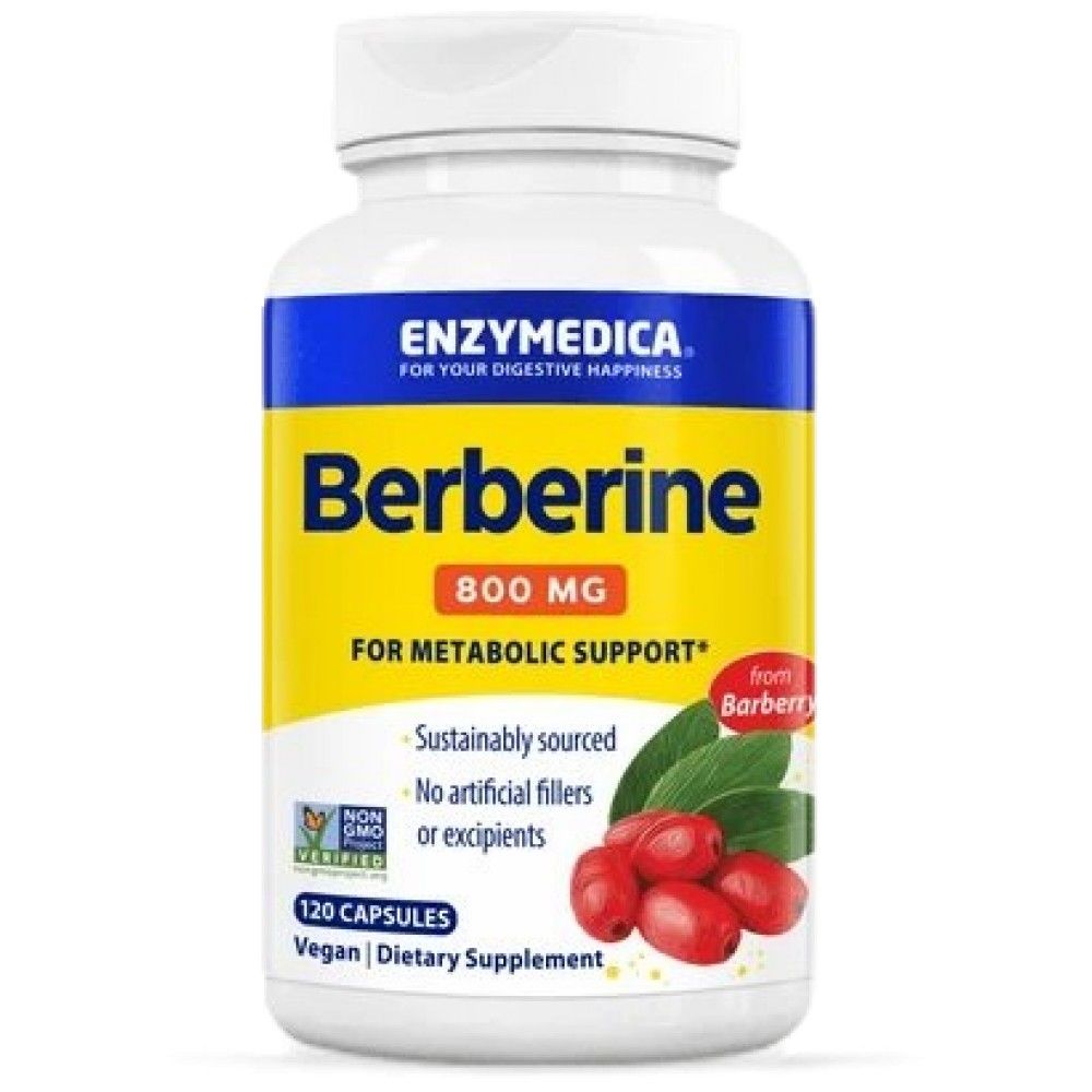 Berberinas 800 mg - 120 kapsulių