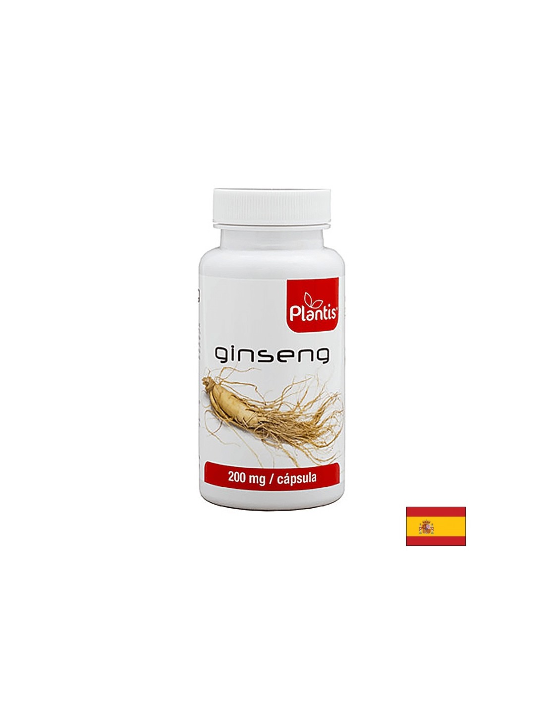 Immunity and energy - Asian ginseng Plantis®, 200 mg x 60 capsules