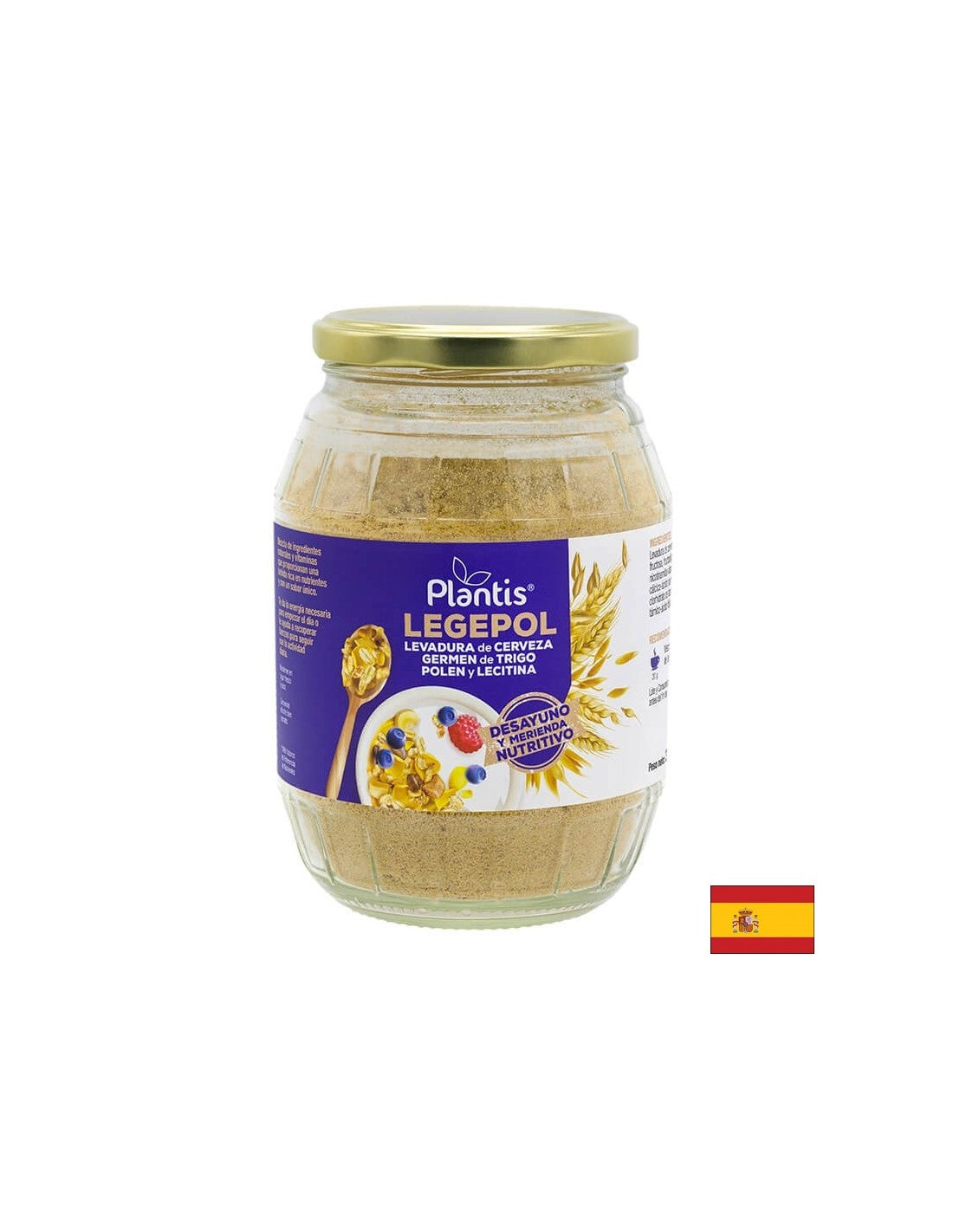 Immunity and energy - Brewer's yeast, bee pollen and lecithin - Legepol Plantis® - Powder, 375 g