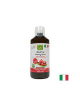 Aloe vera (leaf juice and pulp) + pomegranate juice - Immunity, digestion, antioxidant protection. 1 liter, 20 doses