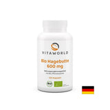 Immunity and circulatory system - Rosehip (fruit), ORGANIC, 600 mg x 120 capsules