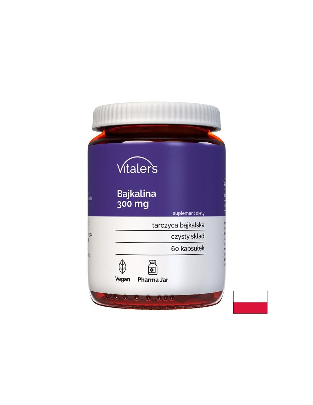 Imunitate și o inimă sănătoasă - Scutellaria Baikal, 300 mg x 60 capsule
