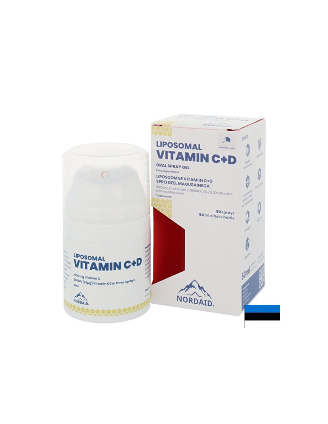 Immunity - Liposomal Vitamin C + D3, oral spray gel, 50 ml