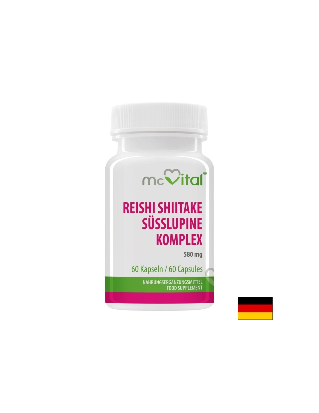 Immunity - McVital Reishi, Shiitake and Sweet Lupine, 60 capsules