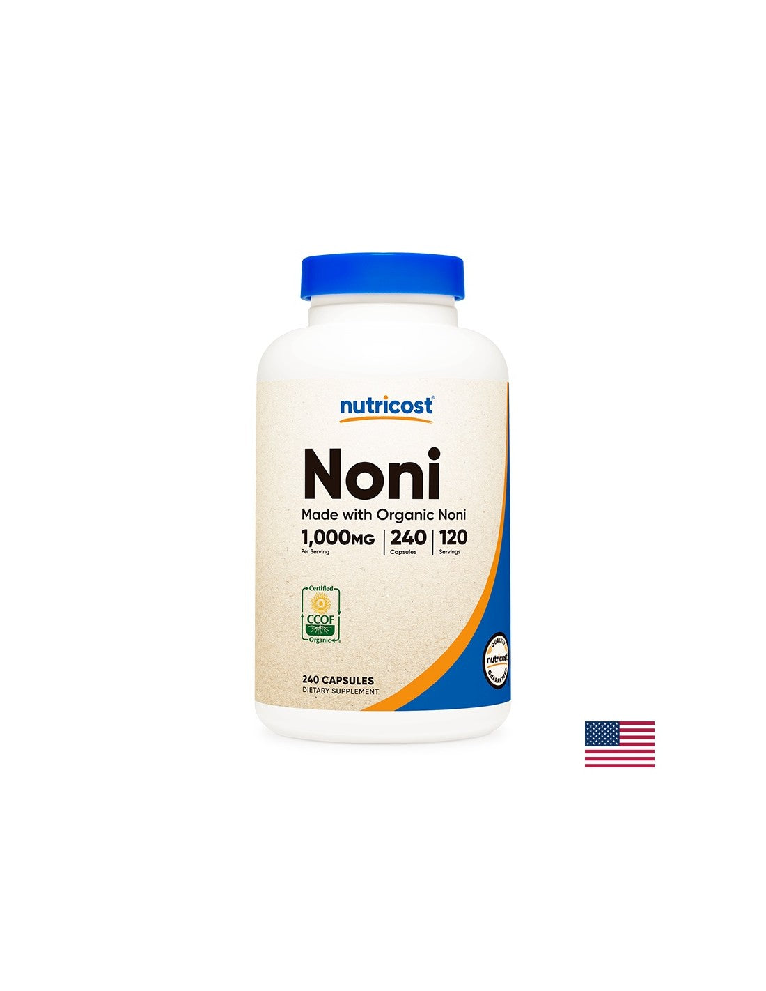 Immunity - Noni Fruit, 500 mg x 240 capsules Nutricost