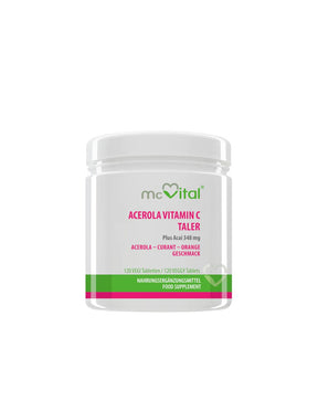 Immunity - Vitamin C + Acerola and Acai McVital, 120 tablets - Nutra Best Europe