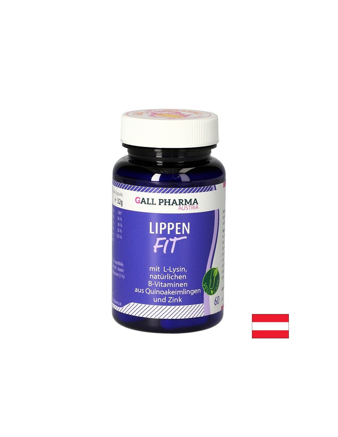 Immunity - Vitamins B-Complex + Zinc and L-Lysine, 60 capsules
