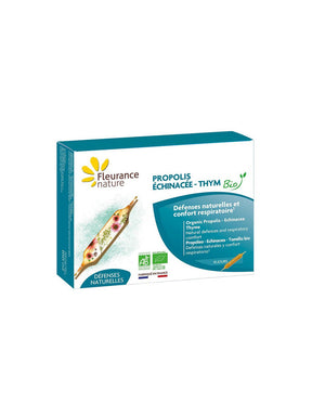 Immune and respiratory systems - Propolis, echinacea, thyme BIO, 10 drinking ampoules - Nutra Best Europe