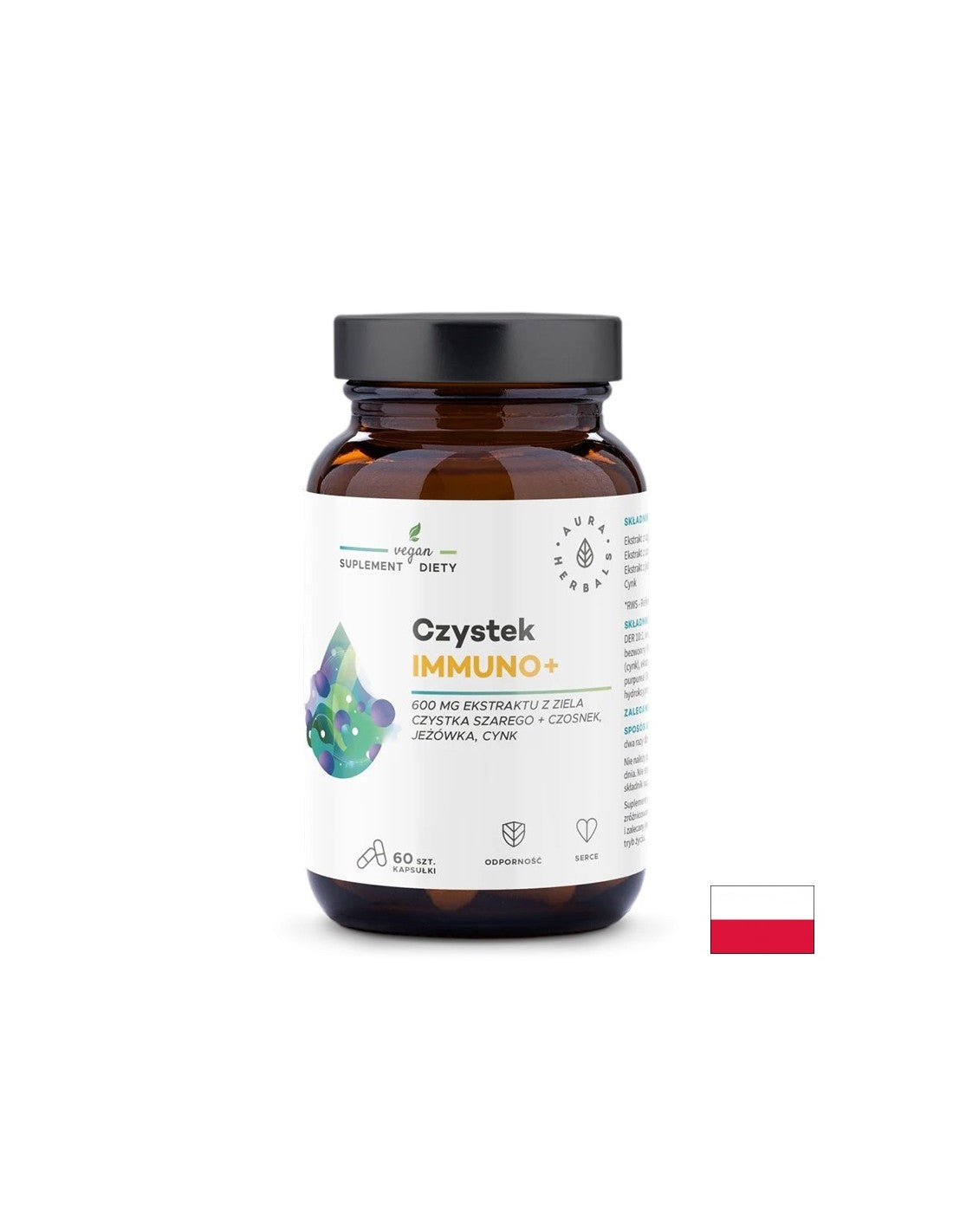 Imuninė + (žolelių formulė + cinkas), 60 kapsulių