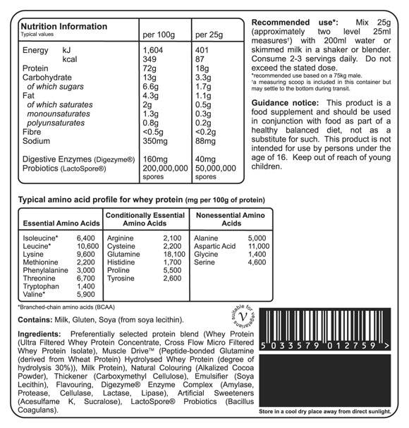 100% Whey - 2000 grams